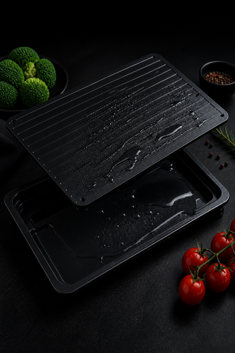 DefroX Premium Kit (Defrosting Plate + Drip Tray)